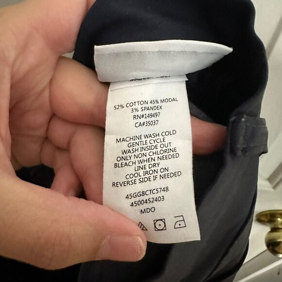 Joe's Jeans The Charlie High Rise Skinny Ankle Coated Jean Blue Raw Hem Size 28 - Picture 5 of 6